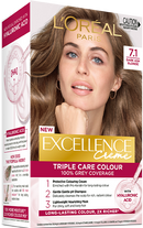 L'Oréal Excellence Crème 7.1 Dark Ash Blonde Hair Colour