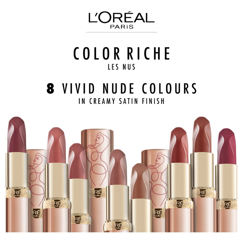 L’Oréal Paris Color Riche Classic Satin Nude Lipstick 174 Insoucian