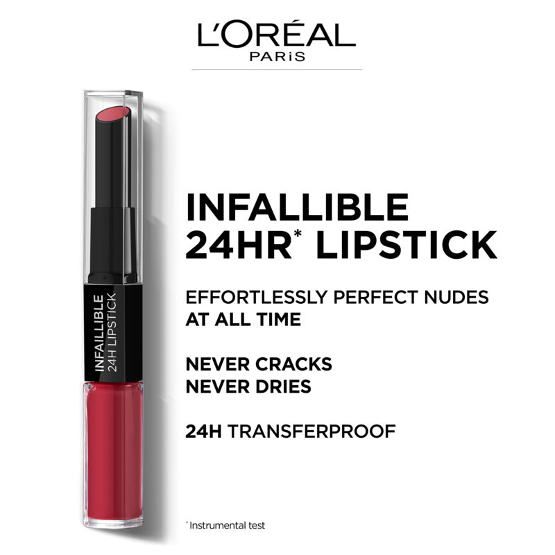 L’Oréal Paris Infallible 2 Step Lipstick 302 Rose Eternite