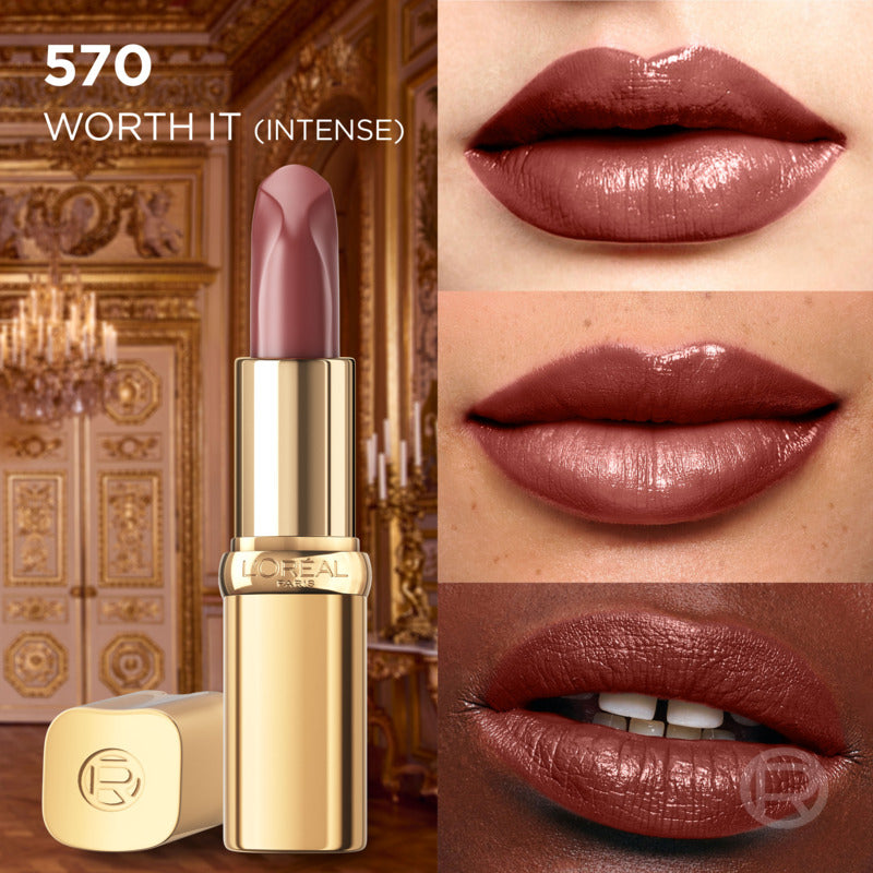 L'Oreal Color Riche Satin Lipstick 570 Worth It Intense