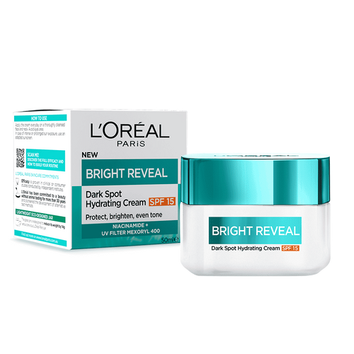 L'Oréal Paris Bright Reveal Niacinamide Dark Spot Hydrating Cream SPF 15 50ml