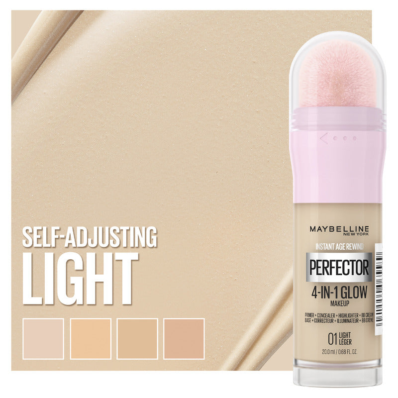 Maybelline Instant Perfector 4-In-1 Glow Foundation Makeup 01 Light