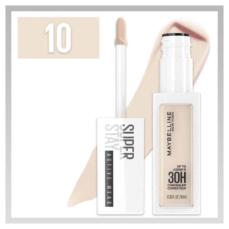 Maybelline Superstay 30HR Activewear Concealer 10 Fair