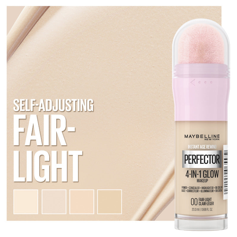 Maybelline Instant Perfector 4-In-1 Glow Foundation Makeup 00 Fair Light