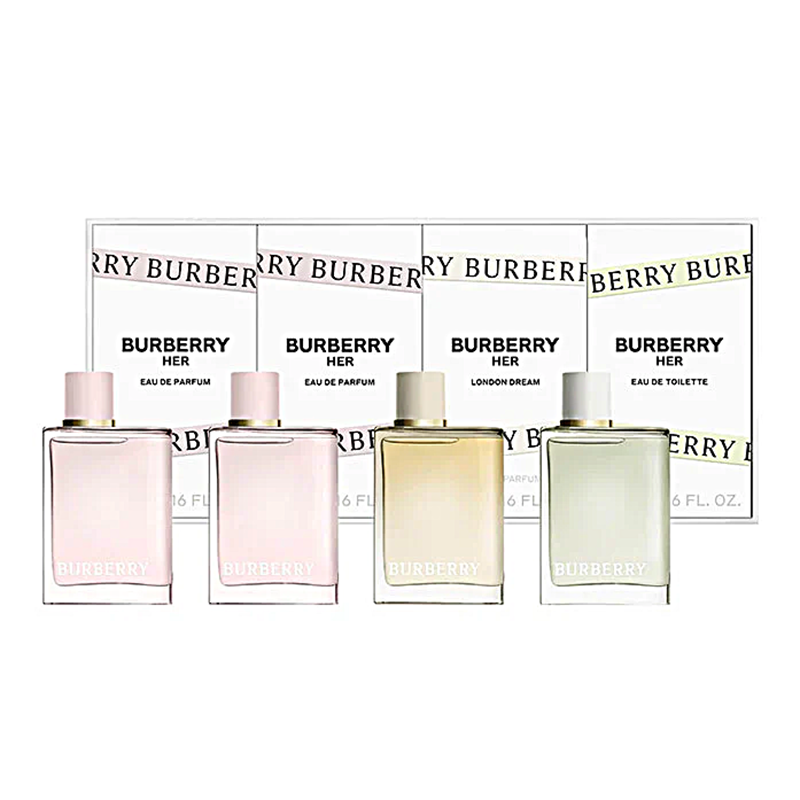 Burberry Her Miniature 4 Piece Gift Set