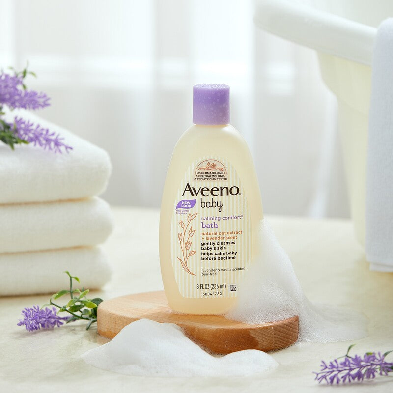 Aveeno Baby Calming Comfort Lavender & Vanilla Bath Wash 236ml