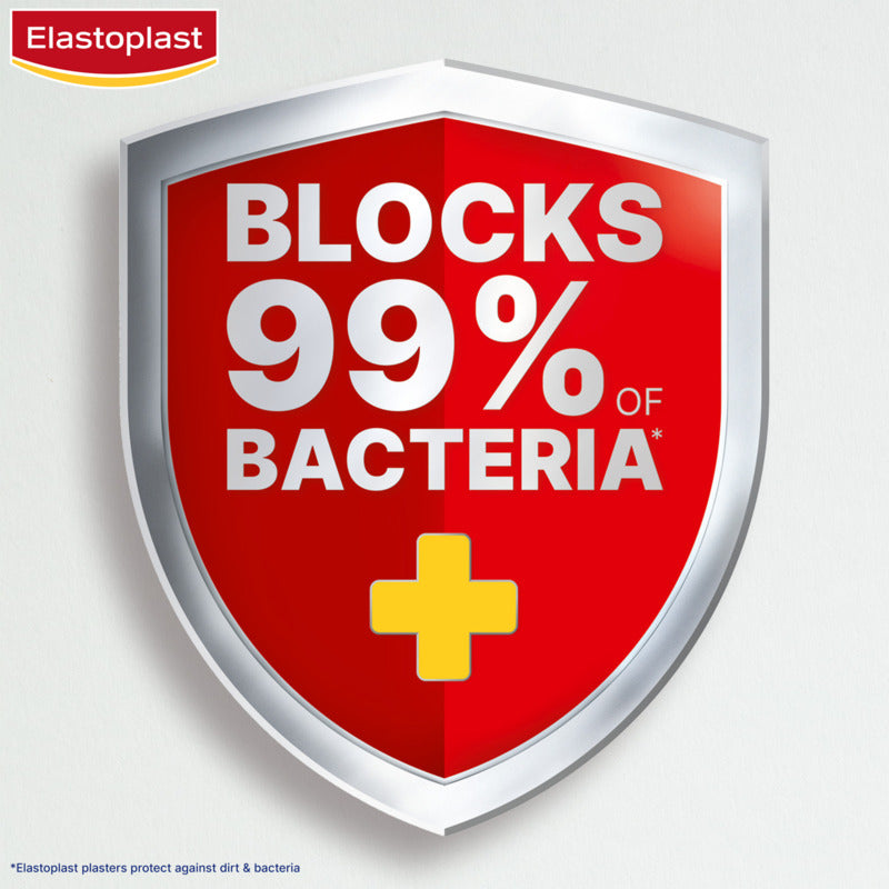 Elastoplast Water Resistant Plastic Wide Strip Plaster 20 Pack