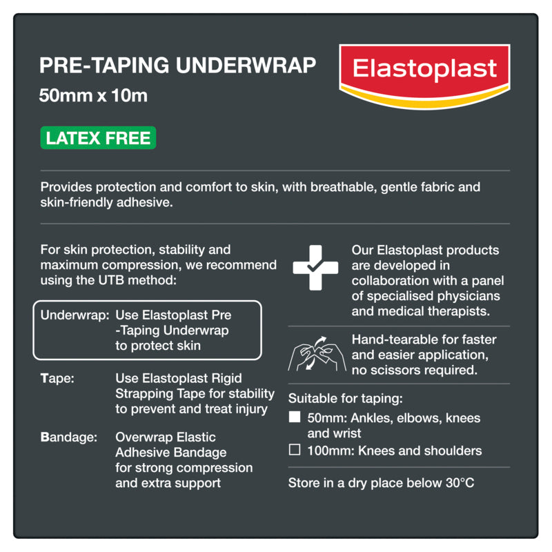 Elastoplast Pre-taping Underwrap 10m x 5cm