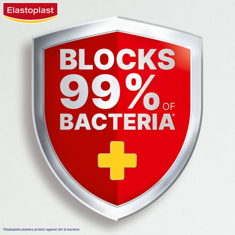 Elastoplast Water Resistant Plastic Plaster Assorted 40 Pack