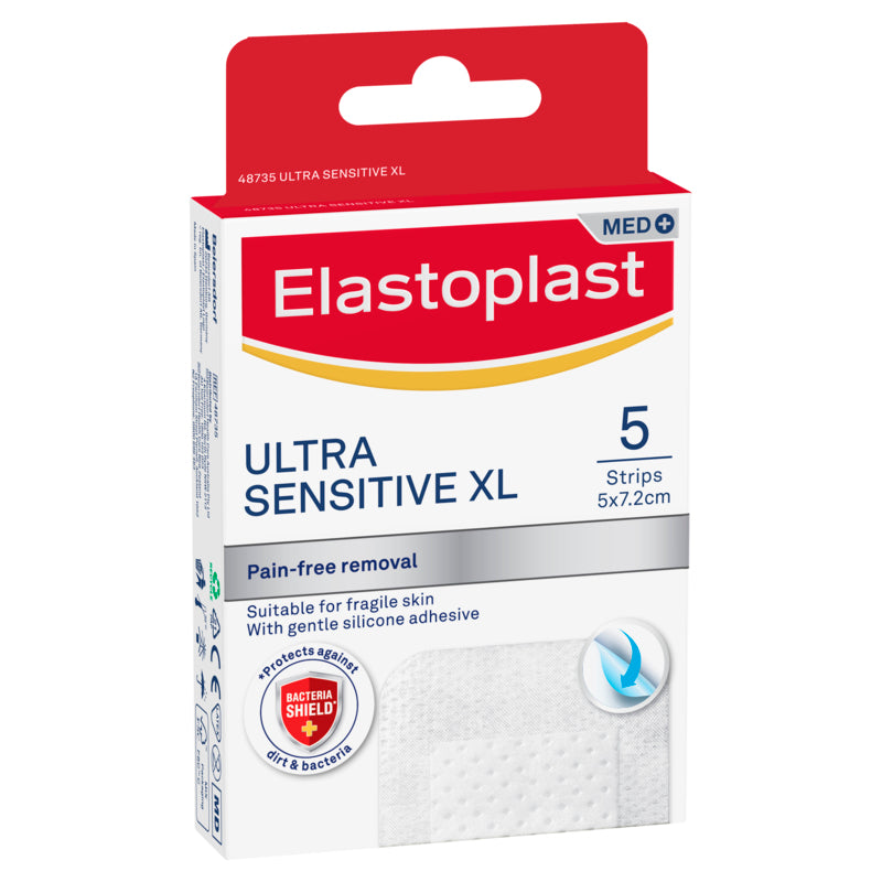 Elastoplast Ultra-Sensitive Wound Plaster XL 5 Pack