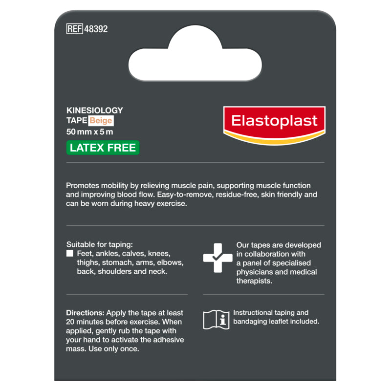 Elastoplast Sport Kinesiology Tape Beige 5cm x 5m