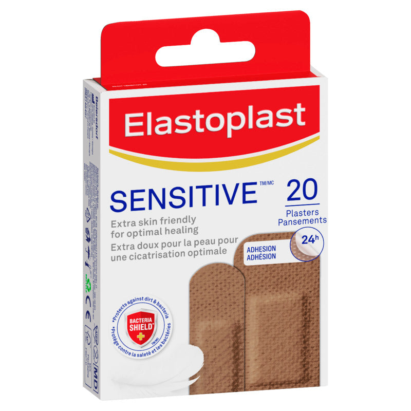 Elastoplast Sensitive Hypoallergenic Medium Plaster 20 Pack