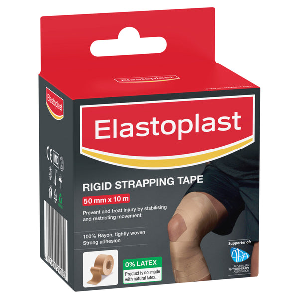 Elastoplast Rigid Strapping Tape Tan 50mm x 10m