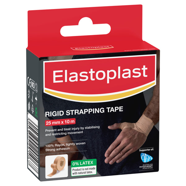 Elastoplast Rigid Strapping Tape Tan 25mm x 10m