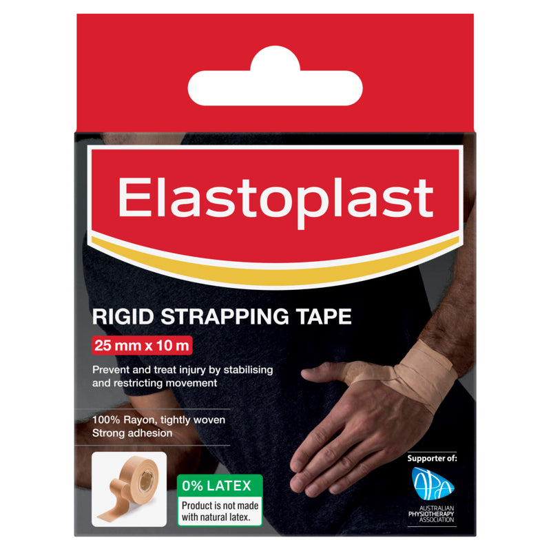 Elastoplast Rigid Strapping Tape Tan 25mm x 10m