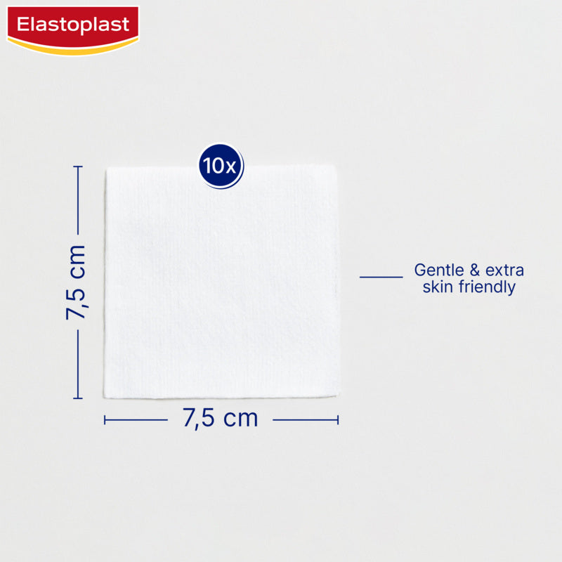 Elastoplast Soft Gauze 7.5cm x 7.5cm 10 Pack