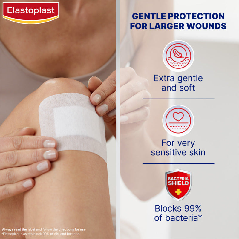 Elastoplast Ultra Sensitive XXL Wound Dressing 5 Pack