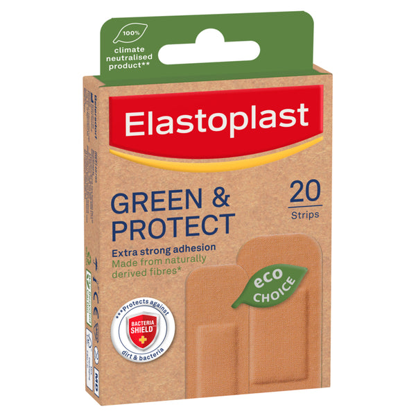 Elastoplast Green & Protect Wound Plaster 20 Pack