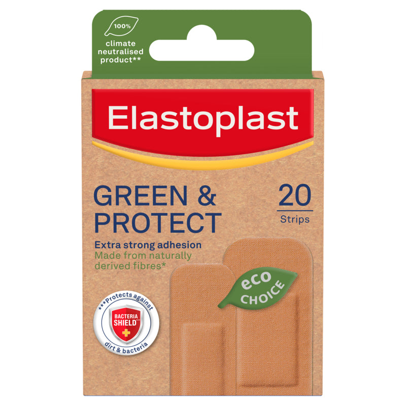 Elastoplast Green & Protect Wound Plaster 20 Pack