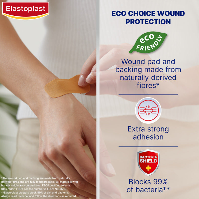 Elastoplast Green & Protect Wound Plaster 20 Pack