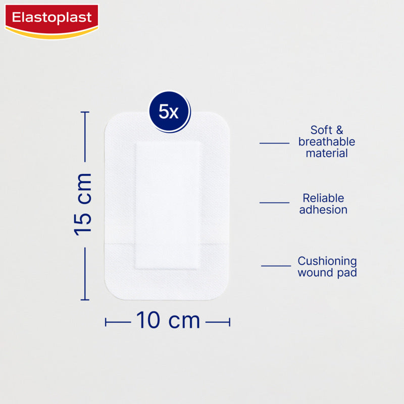 Elastoplast Sensitive Dressing 3XL 5Pc