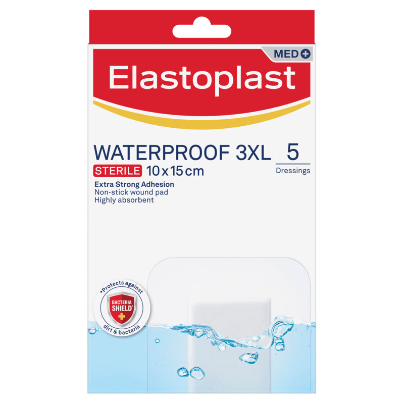 Elastoplast Waterproof Dressing 3XL 5Pc