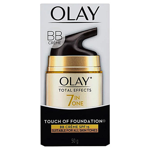 Olay Total Effects Touch of Foundation Face Cream Moisturiser SPF 15 50g