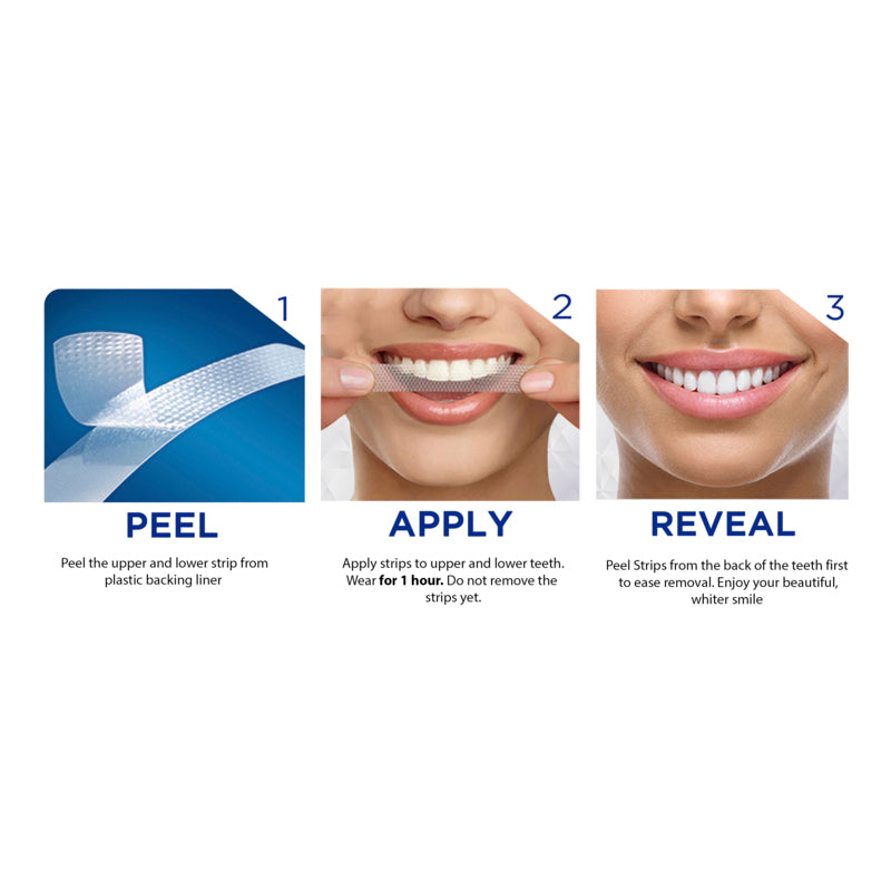 Oral B 3DWhite Luxe Whitestrips Advance Seal 14 Whitening Treatments