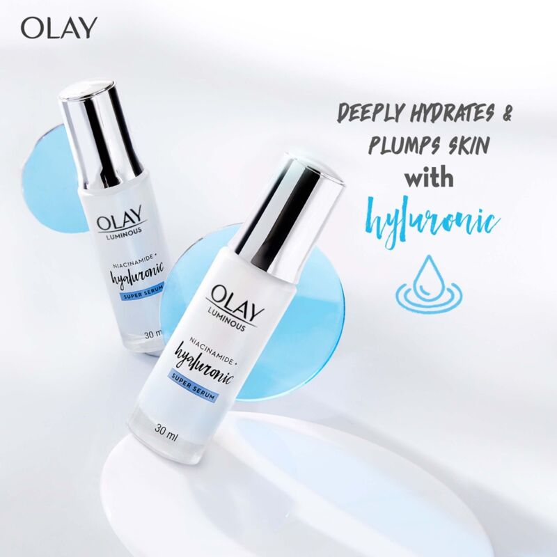 Olay Luminous Niacinamide + Hyaluronic Super Face Serum 30mL