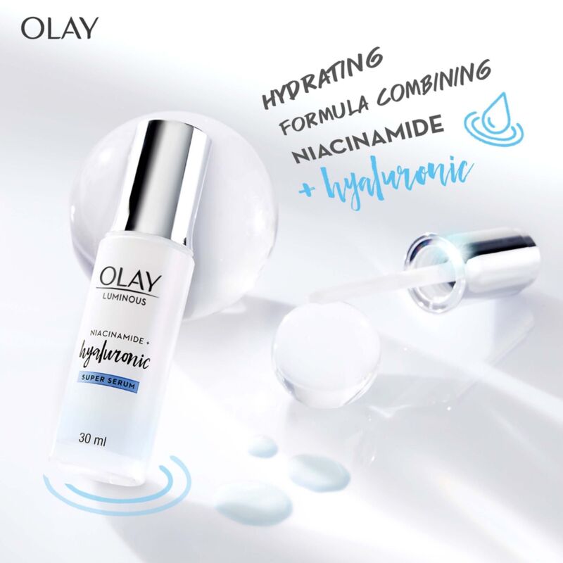 Olay Luminous Niacinamide + Hyaluronic Super Face Serum 30mL