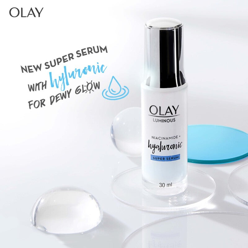 Olay Luminous Niacinamide + Hyaluronic Super Face Serum 30mL