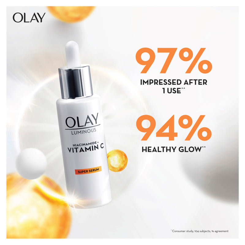 Olay Luminous Niacinamide + Vitamin C Brightening Super Serum 30ml (For Dark Spots and Dull Skin)