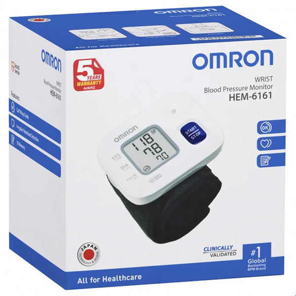 Omron Hem6161 Wrist Blood Pressure Monitor