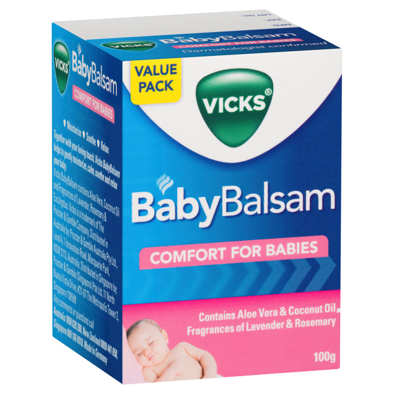 Vicks BabyBalsam Decongestant Rub 100g