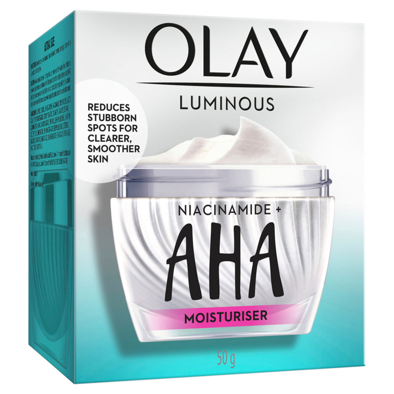 Olay Luminous Niacinamide + AHA Face Cream Moisturiser 50g