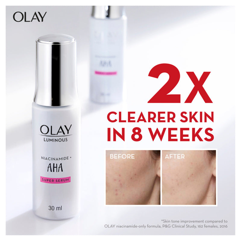 Olay Luminous Niacinamide + AHA Face Cream Moisturiser 50g