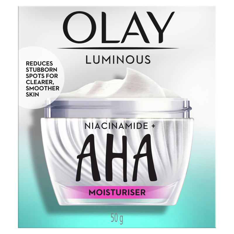 Olay Luminous Niacinamide + AHA Face Cream Moisturiser 50g