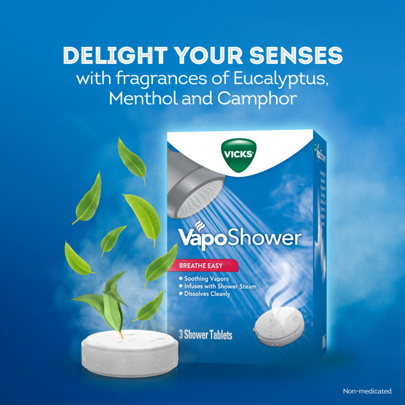 Vicks VapoShower 3 Pack