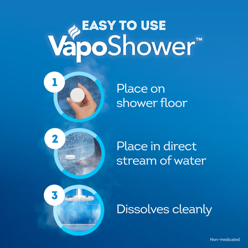 Vicks VapoShower 3 Pack