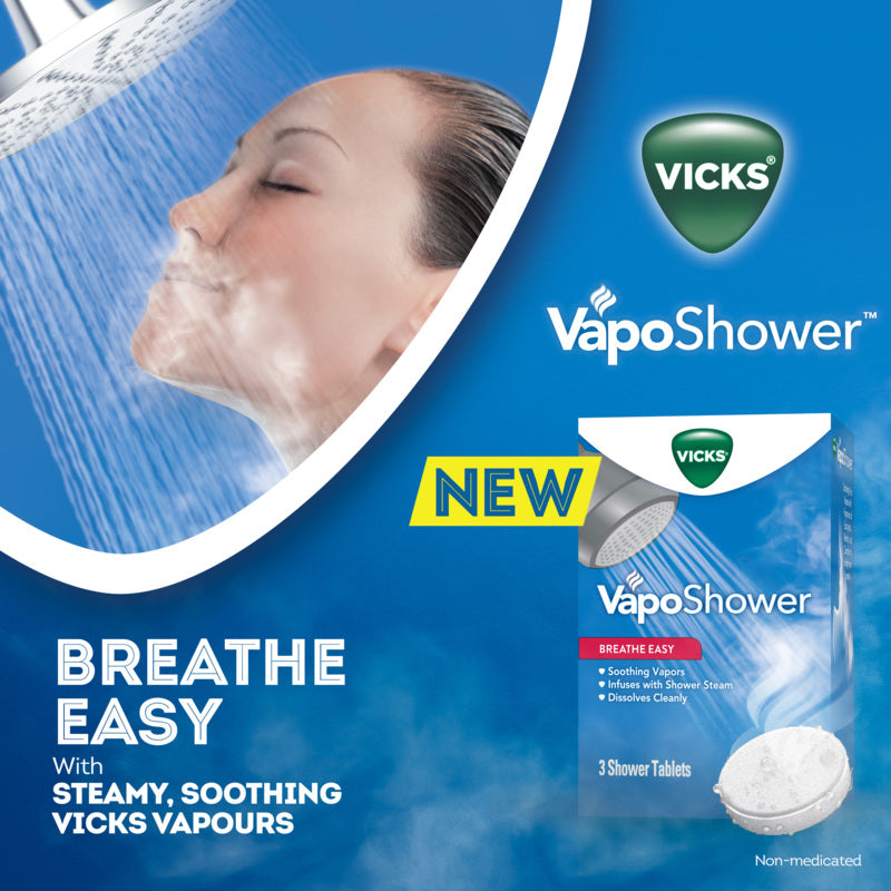 Vicks VapoShower 3 Pack