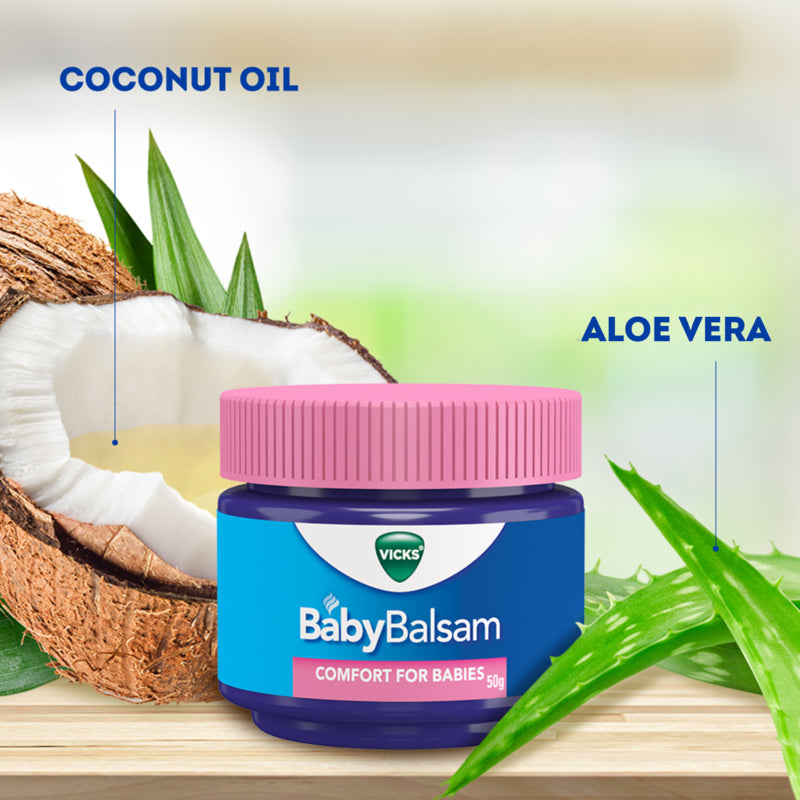 Vicks BabyBalsam Decongestant Rub 50g