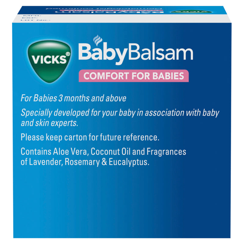 Vicks BabyBalsam Decongestant Rub 50g