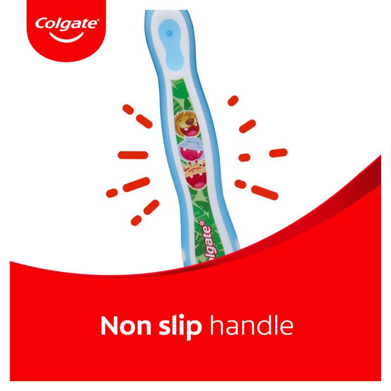 Colgate Kids My First Manual Toothbrush for Toddlers 0-2 Years Extra Soft 1 Pack