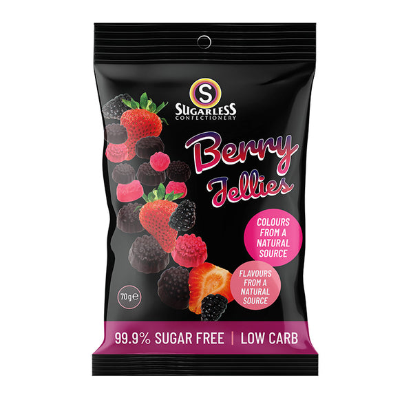 Sugarless Confectionery Berry Mix Jellies 70g