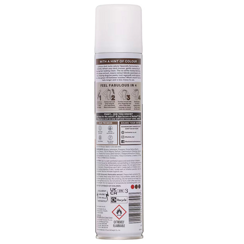 Batiste Dry Shampoo Dark 200ml