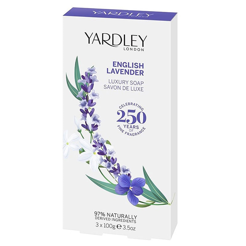 Yardley English Lavender Soap Gift Set 3 x 100g