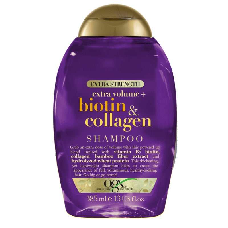 OGX Extra Strength Biotin and Collagen Shampoo 385ml