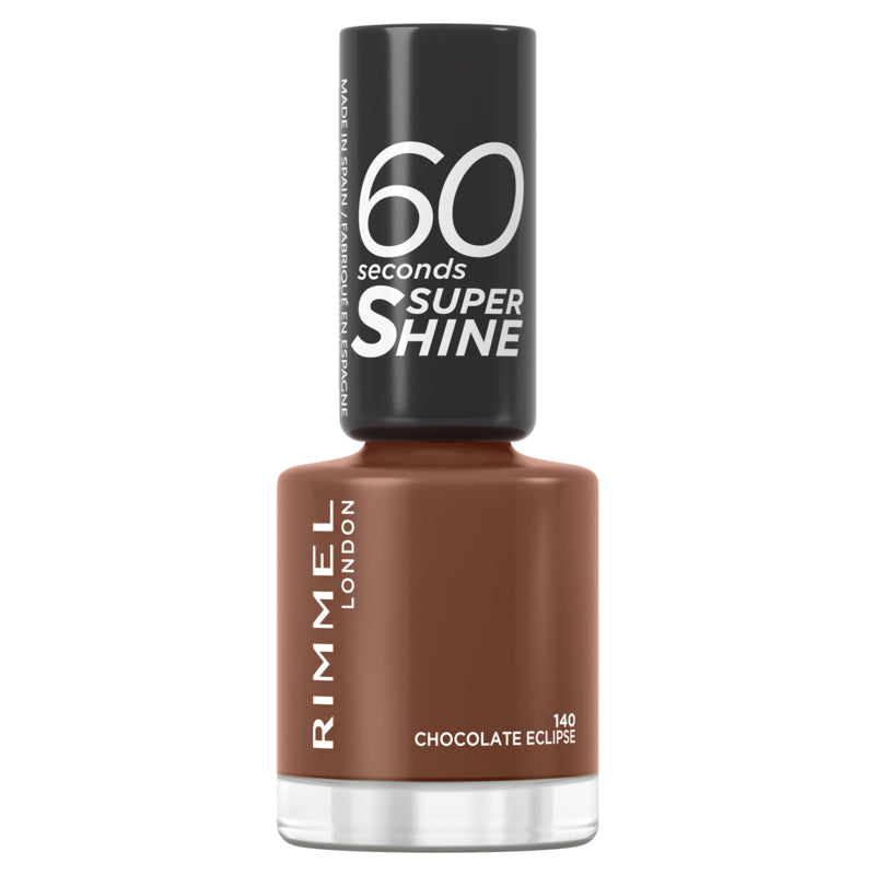 Rimmel 60 Second Super Shine Nail Polish - 140 Choc Eclipse