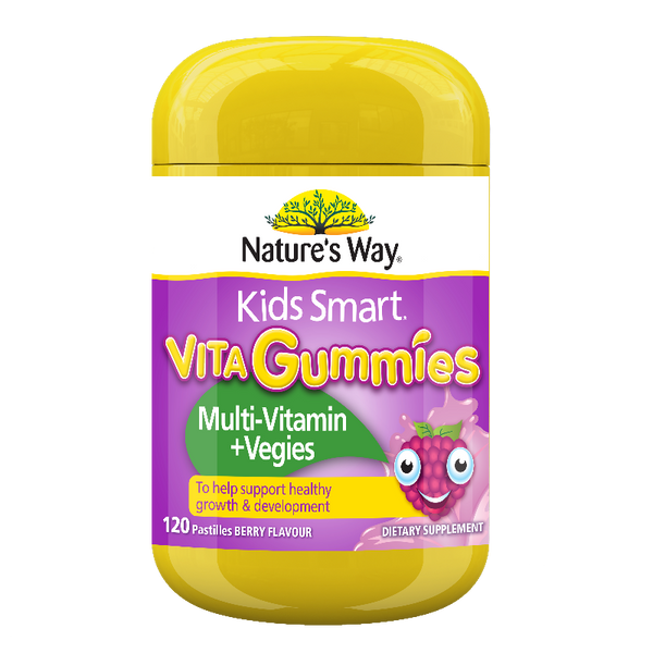 Natures Way Kids Smart Gummies Multi+Vegies 120