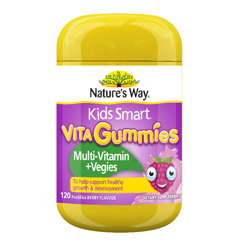 Natures Way Kids Smart Gummies Multi+Vegies 120